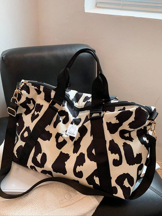 Travel Duffle bag leopard Pattern