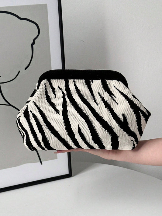 Zebra Clutch Bag