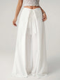 Waist Wrapped Loose Wide leg Pants
