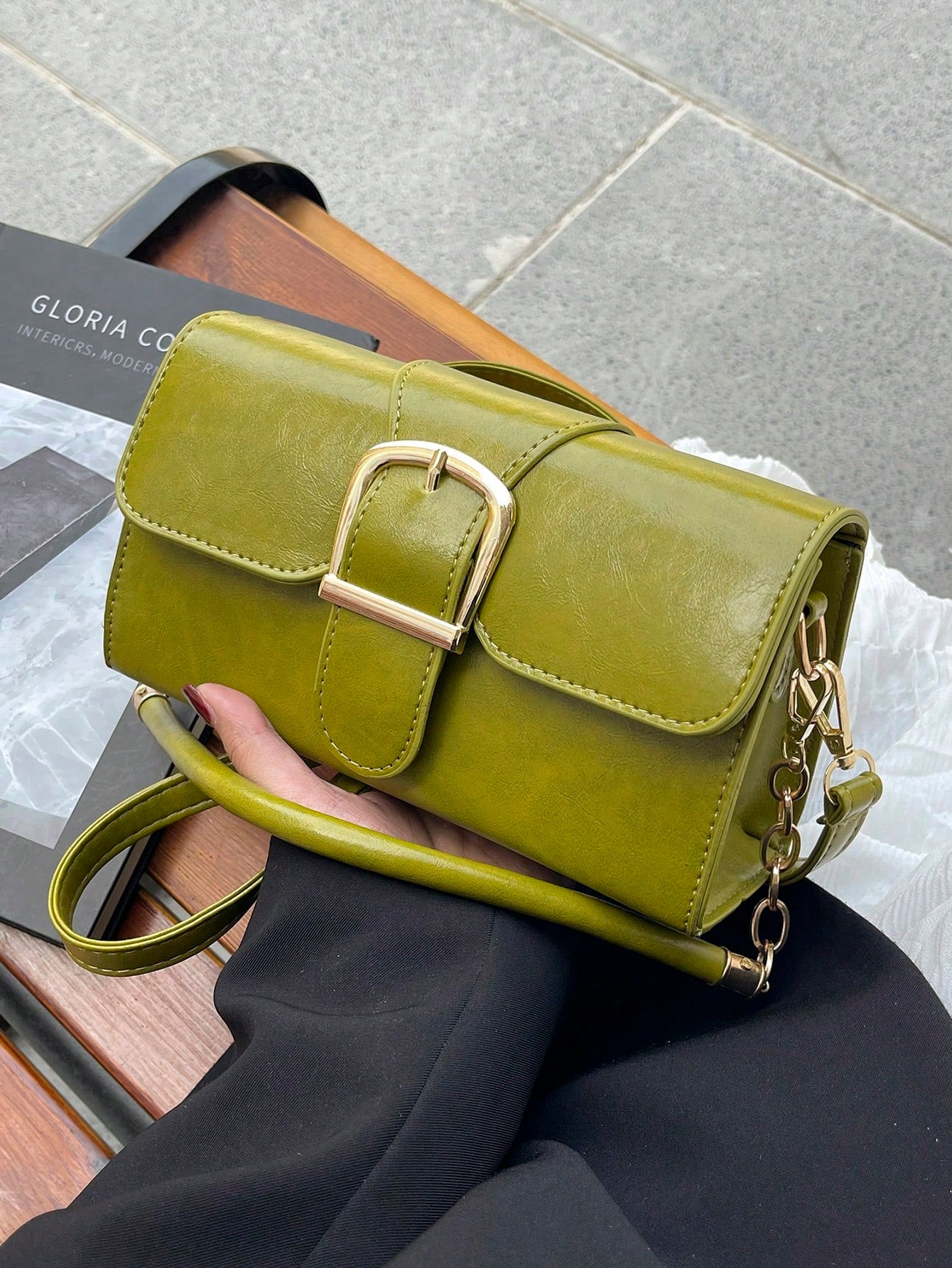 Metal Buckle bag