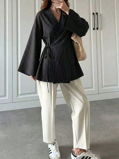 Minimalist Long Sleeve Blouse