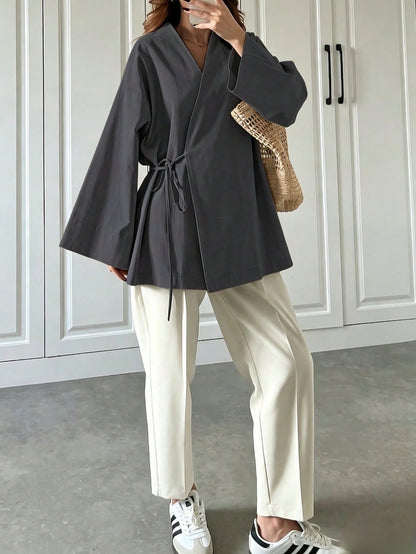 Minimalist Long Sleeve Blouse