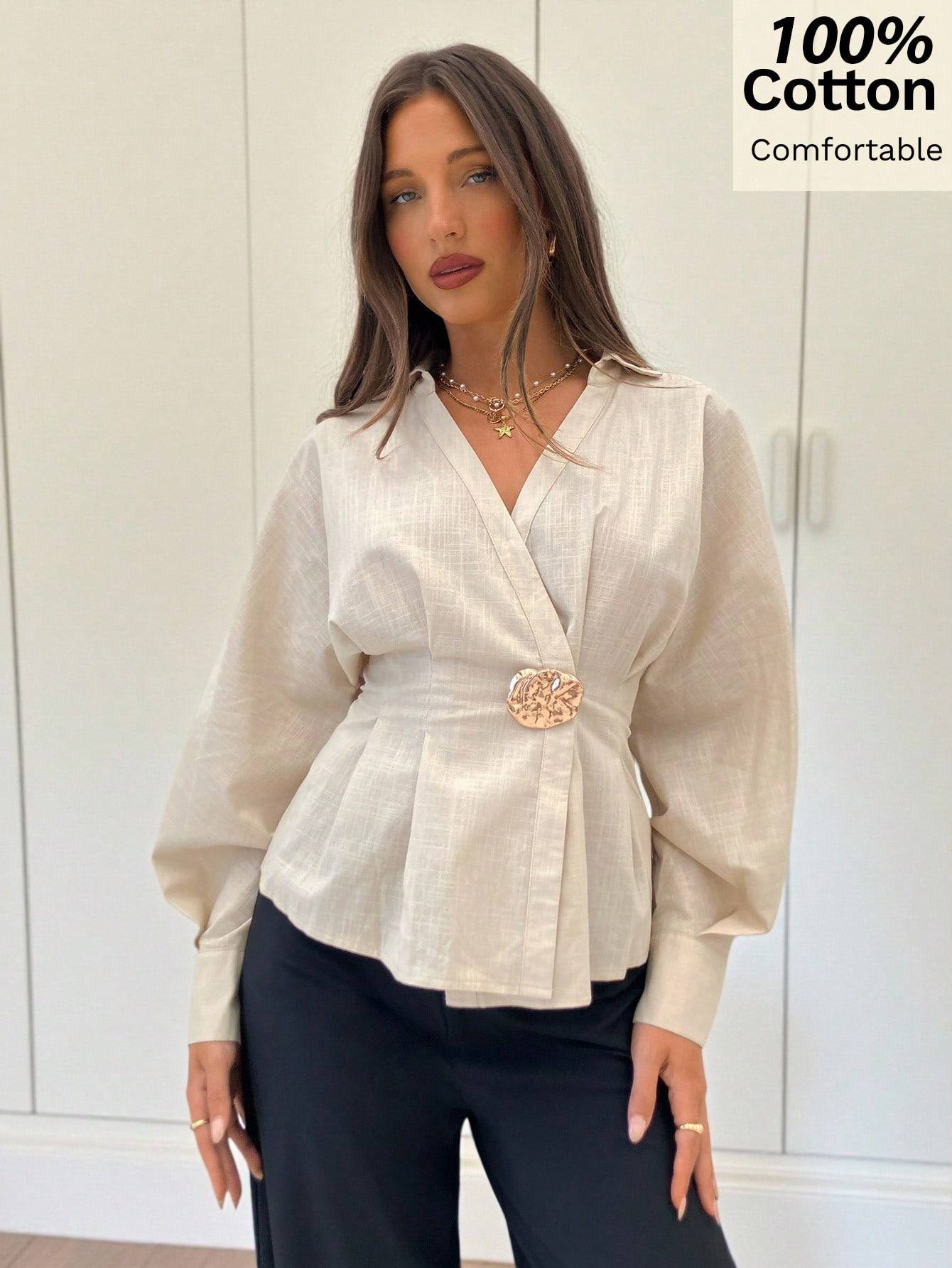 Siren Gaze Stylish cotton Blouse